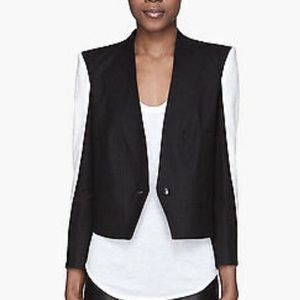 Helmut Lang black and white blazer jacket